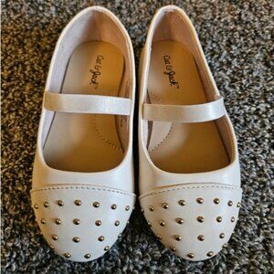 Cat & Jack Cream Studded Toddler Flats